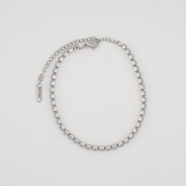 Βραχιόλι Ριβιέρα Ασημένιo Clear Ice