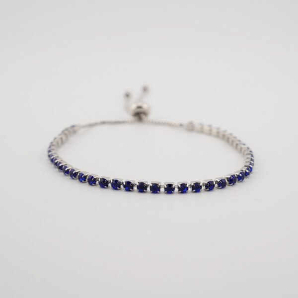 Βραχιόλι Ριβιέρα Ασημένιo Blue ocean