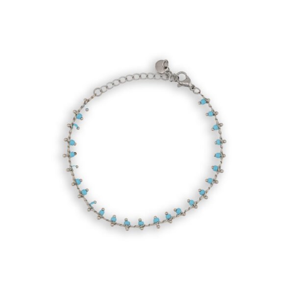 Βριχιόλι Ασημένιο Nano Turquoise