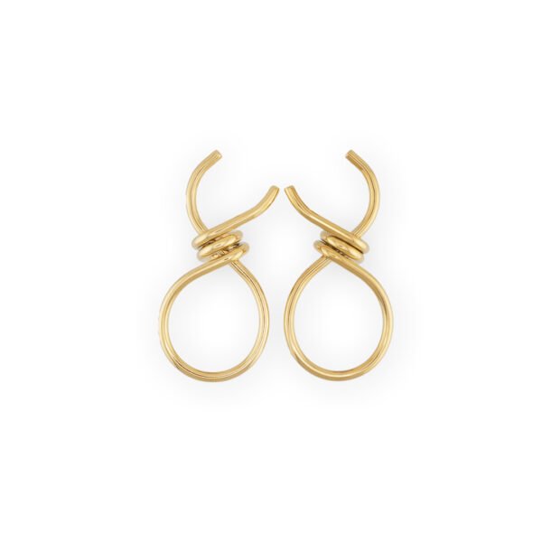 Σκουλαρίκια χρυσά Kont