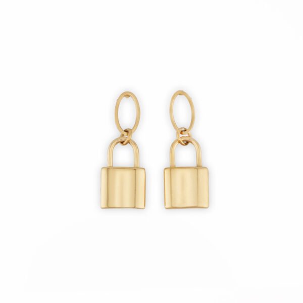Σκουλαρίκια Χρυσά PadLock