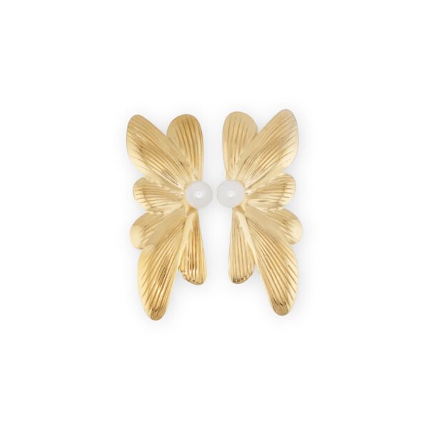 Σκουλαρίκια Χρυσά Flower