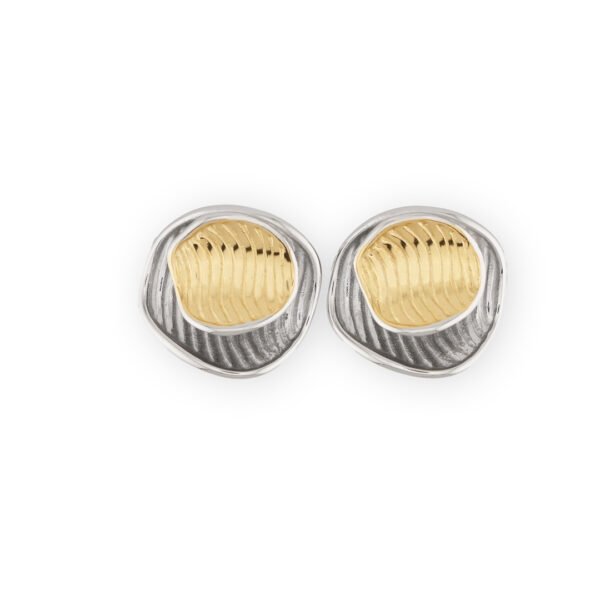 Σκουλαρίκια Χρυσά - Ασημένια Coriander