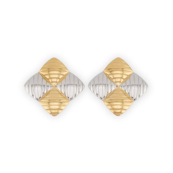 Σκουλαρίκια Χρυσά-ασημένια Sirena