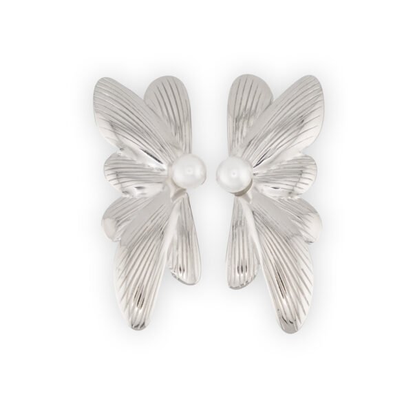 Σκουλαρίκια Ασημένι Flower