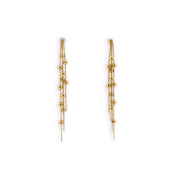 Σκουλαρίκια Χρυσά Charmed Elegance