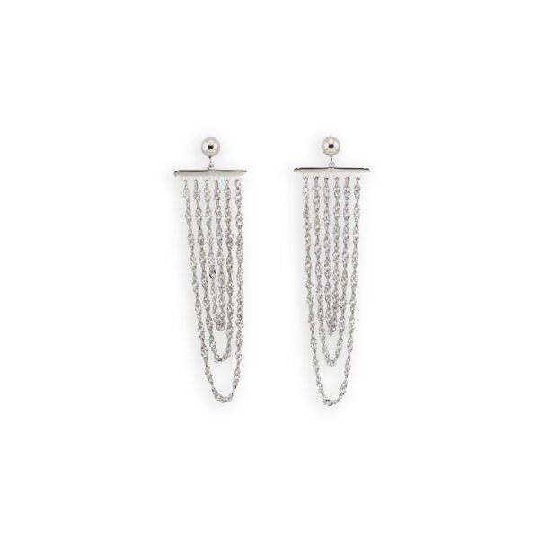 Σκουλαρίκια Ασημένια Chic Chains