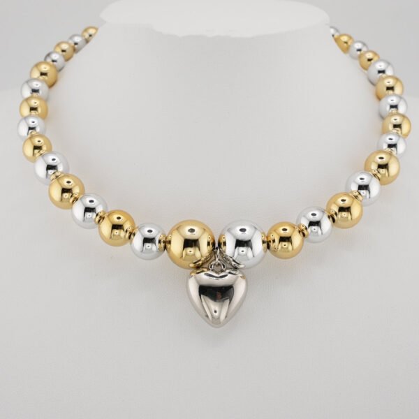 Κολιέ Χρυσό-Ασημένιο Loving Embrace Choker