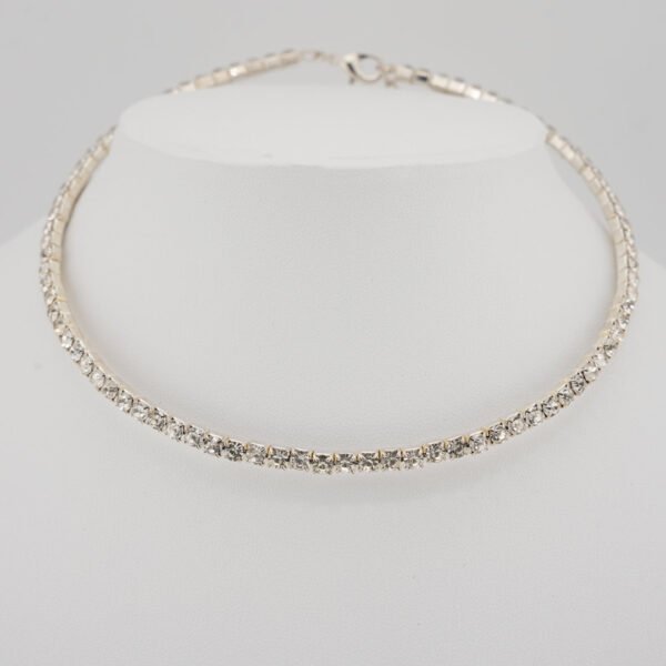 Κολιέ Ασημένιο Silver Riviera Choker