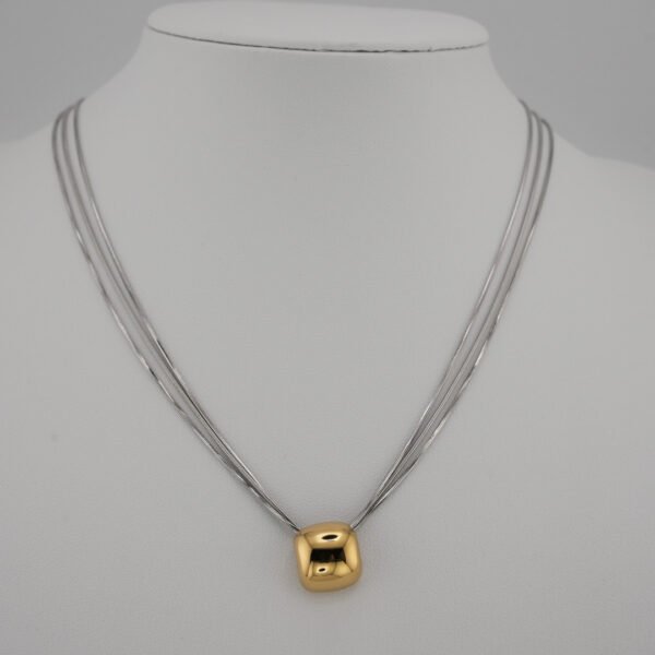 Κολιέ Χρυσό-Ασημένιο Paxon