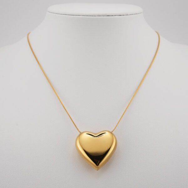 Κολιε Χρυσό Serene Heart Gold