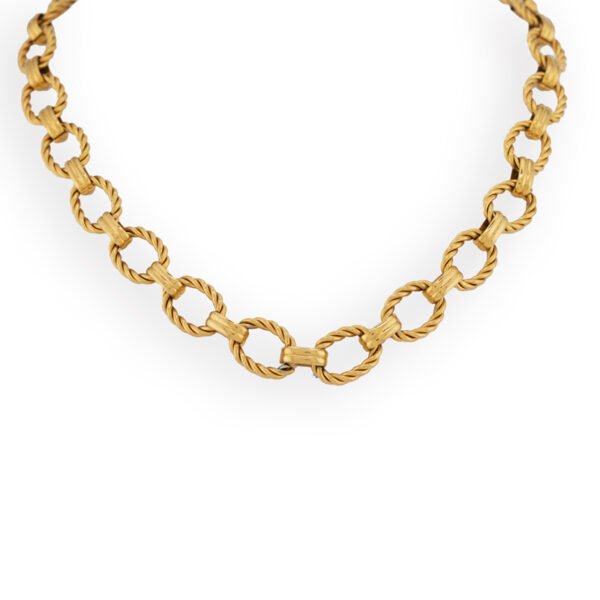 Κολιέ Χρυσό Elva από Ανοξείδωτο Ατσάλι