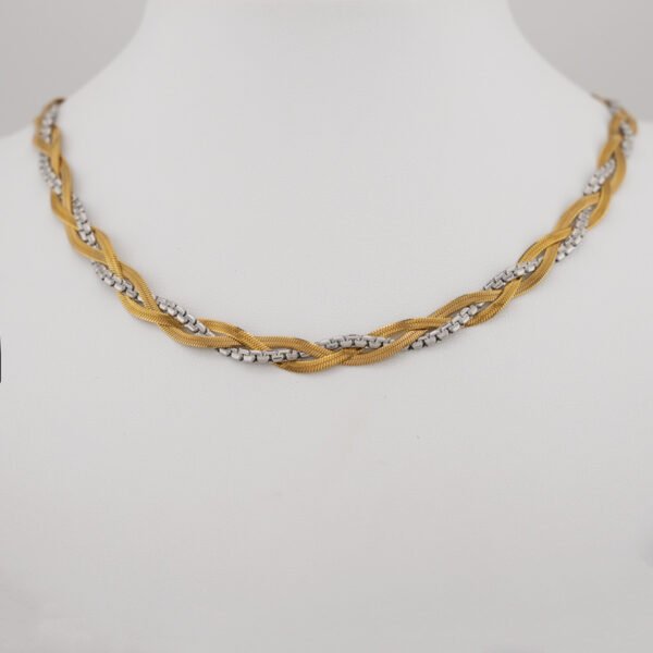 Κολιέ Χρυσό-Ασημένιο Radiant Chain