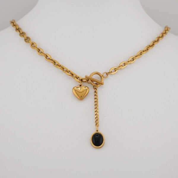 Κολιέ Χρυσό Noir Gold Chain