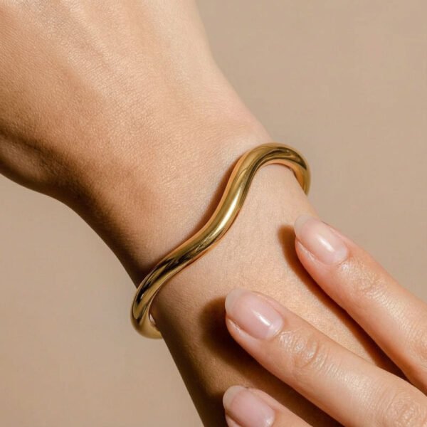 Alternative view of Βραχιόλι Χρυσό Zainab