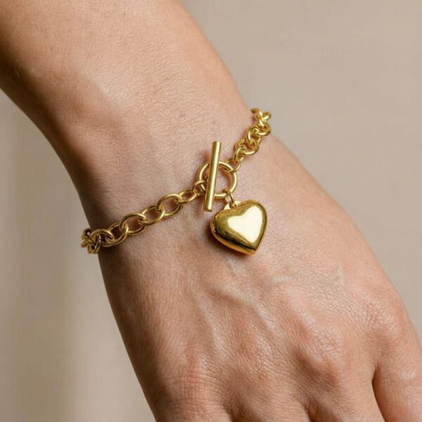 Alternative view of Βραχιόλι Χρυσό Love Chain G