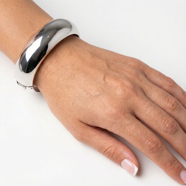 Alternative view of Βραχιόλι Ασημένιο Cuff Linea Silver α