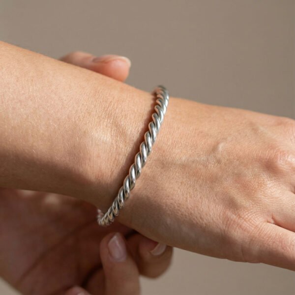 Alternative view of Βραχιόλι Ασημένιο Vira