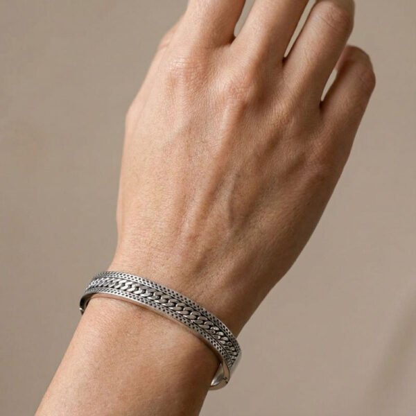 Alternative view of Βραχίολι Ασημένιο Wrist Bliss