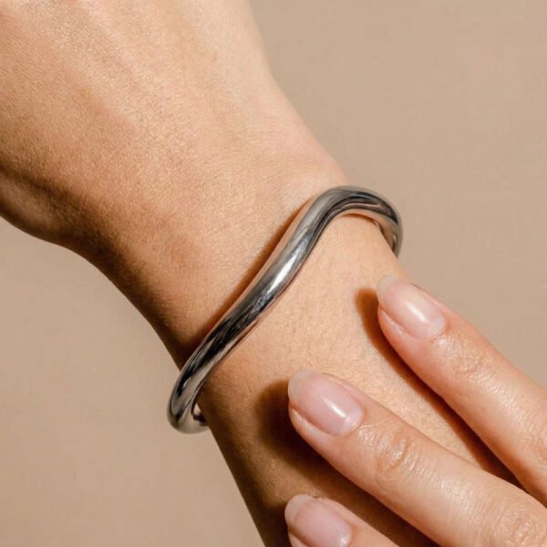 Alternative view of Βραχιόλι Ασημένιο Zainab