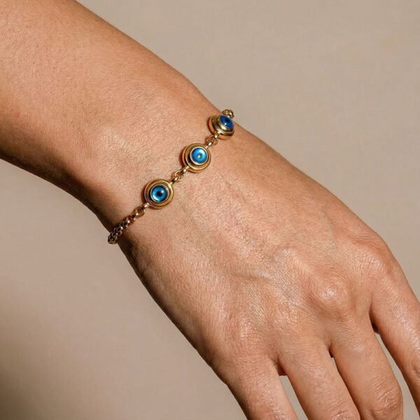 Alternative view of Βραχιόλι Χρυσό Evel Eye