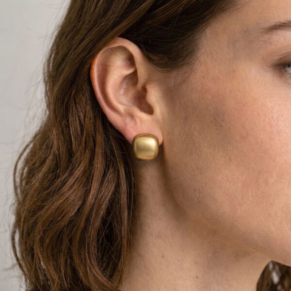 Alternative view of Σκουλαρίκια Χρυσά Rush