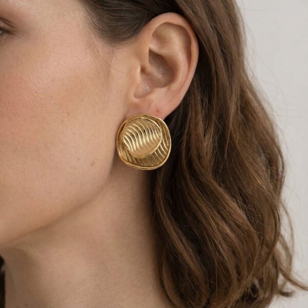 Alternative view of Σκουλαρίκια Χρύσα Coriander