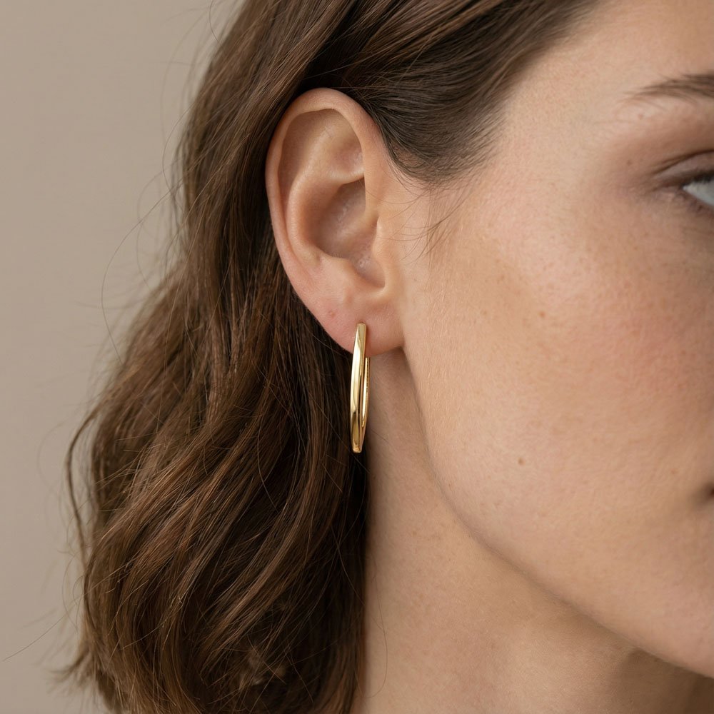 Coshe.gr -%wc_product_cat% Σκουλαρίκια Χρυσά Maleah - Image 2