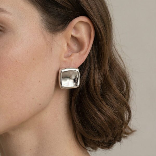 Alternative view of Σκουλαρίκια Ασημένια Luz Silver