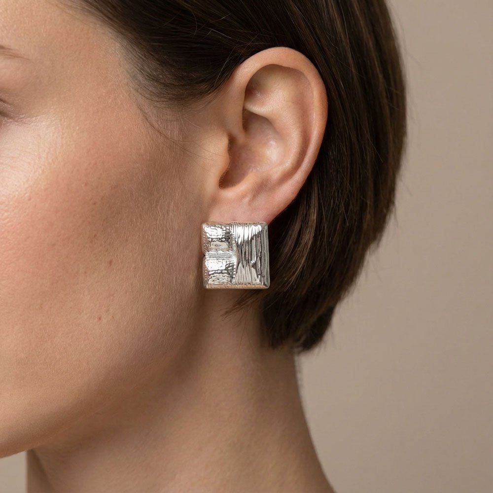 Coshe.gr -%wc_product_cat% Σκουλαρίκια Ασημένια Olavo - Image 2