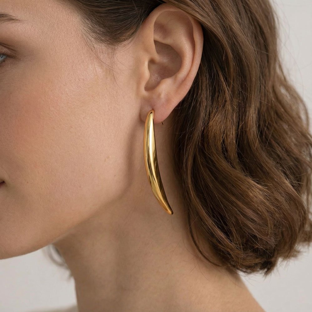 Coshe.gr -%wc_product_cat% Σκουλαρίκια Χρυσά Vergina - Image 2