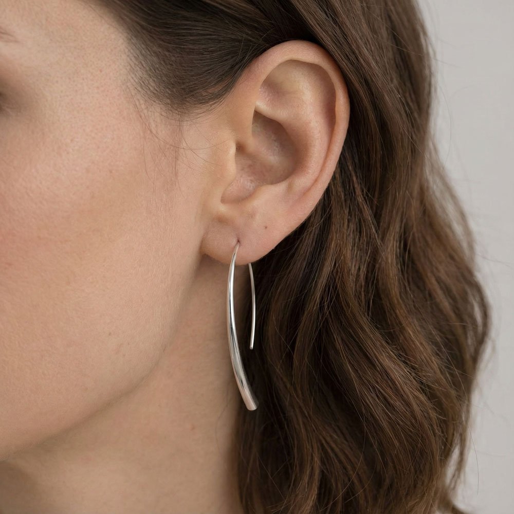 Coshe.gr -%wc_product_cat% Σκουλαρίκια Ασημένια Fossil - Image 2