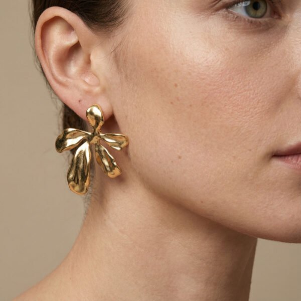 Alternative view of Σκουλαρίκια Χρυσά Daises