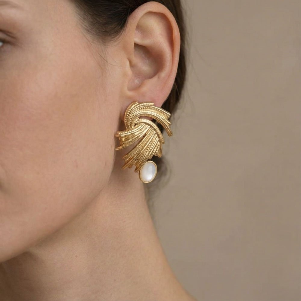 Coshe.gr -%wc_product_cat% Σκουλαρίκια Χρυσά Endless Elegance - Image 2