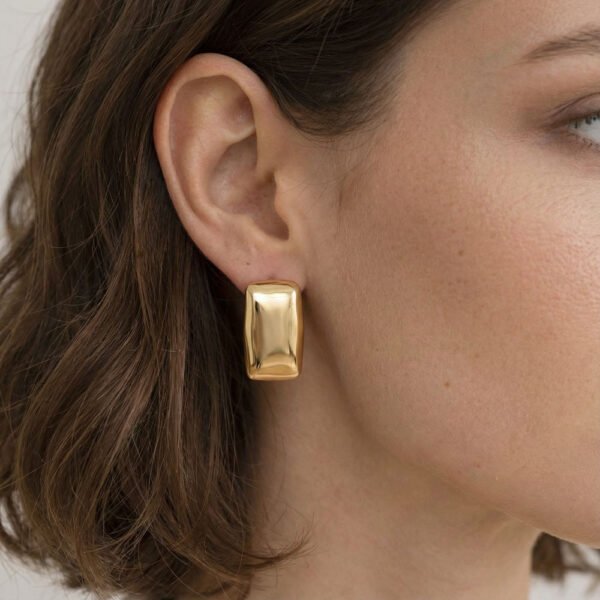 Alternative view of Σκουλαρίκια Χρυσά Paloma