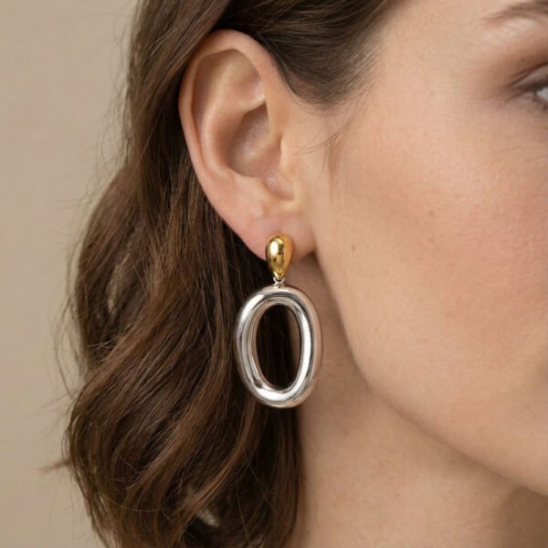 Coshe.gr -%wc_product_cat% Alternative view of Σκουλαρίκια Aσημένια Luminous Luxe S