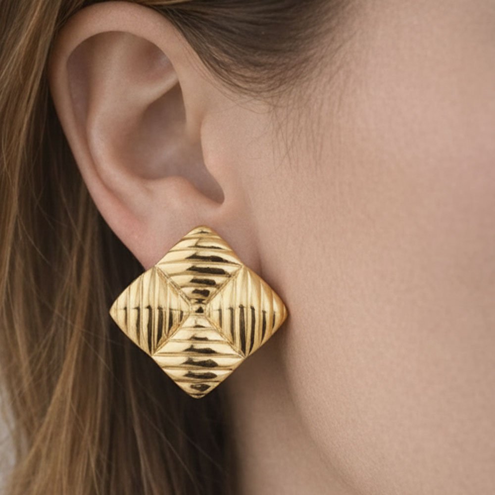 Coshe.gr -%wc_product_cat% Σκουλαρίκια Χρυσά Sirena - Image 4