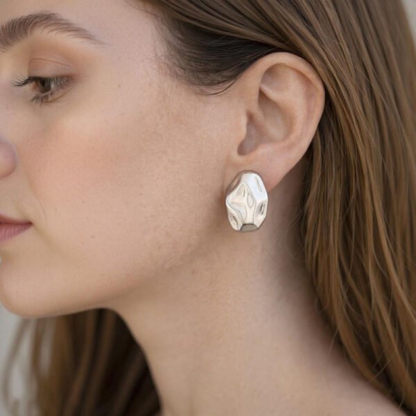 Alternative view of Σκουλαρίκια Ασημένια Aspi