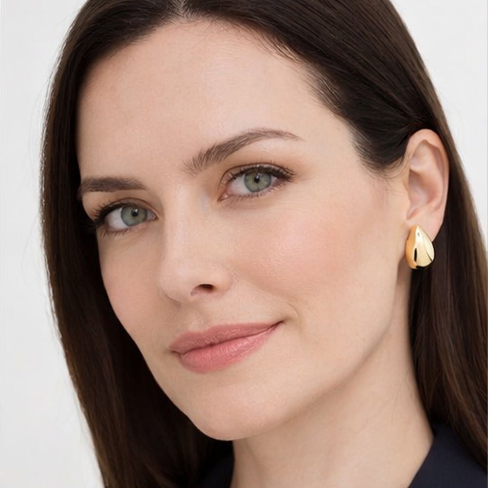 Coshe.gr -%wc_product_cat% Σκουλαρίκια Χρυσά Golden Glimmers - Image 2