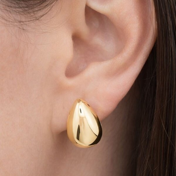 Alternative view of Σκουλαρίκια Χρυσά LuxeDrop