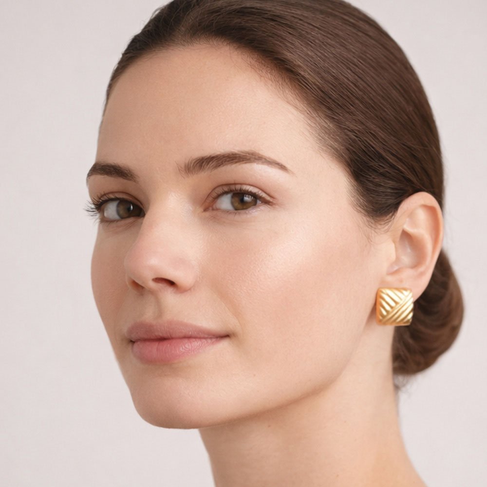 Coshe.gr -%wc_product_cat% Σκουλαρίκια Χρυσά Mylah - Image 2