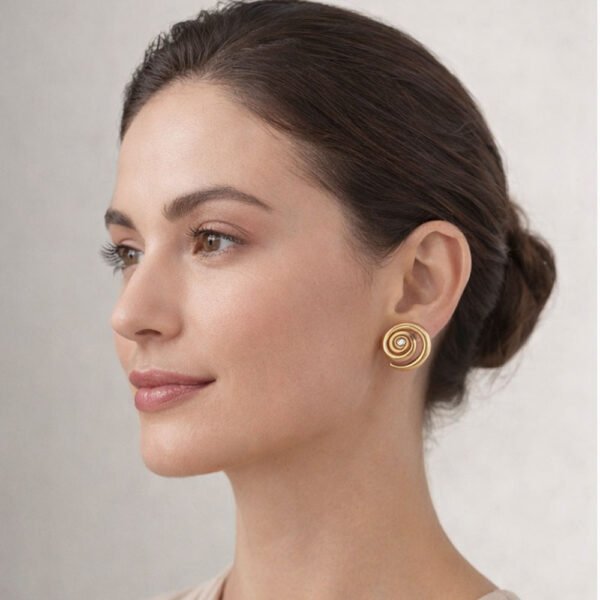 Alternative view of Σκουλαρίκια Χρυσά Naisis