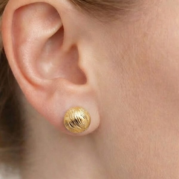 Alternative view of Σκουλαρίκια Χρυσά Cameron