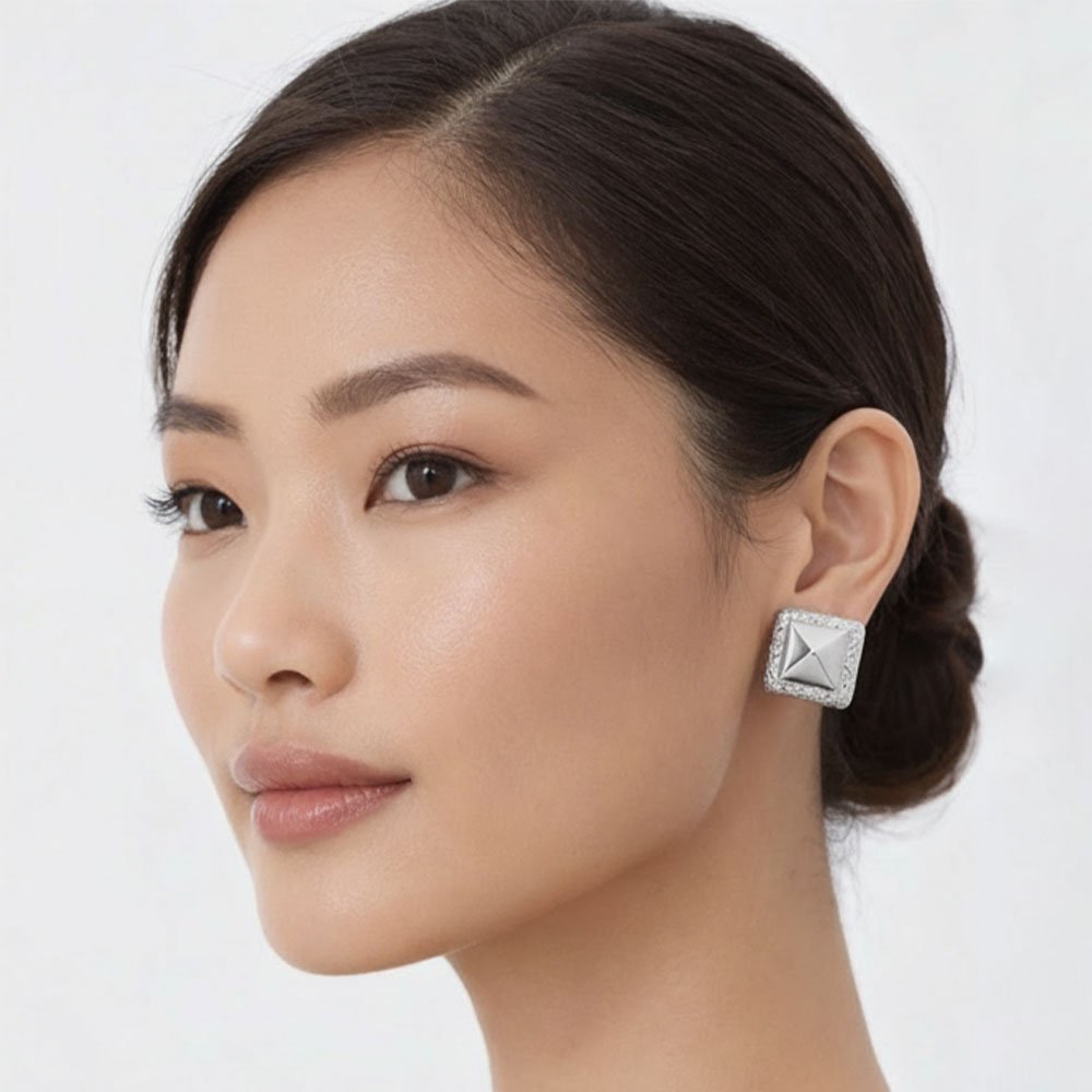 Coshe.gr -%wc_product_cat% Σκουλαρίκια Ασημένια Goddess - Image 2