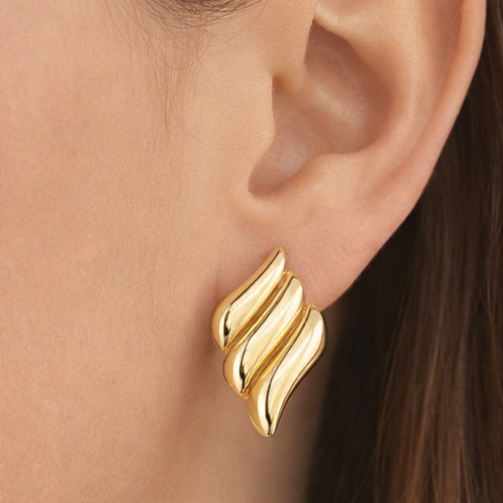 Coshe.gr -%wc_product_cat% Σκουλαρίκια Χρυσά Lolaos - Image 4