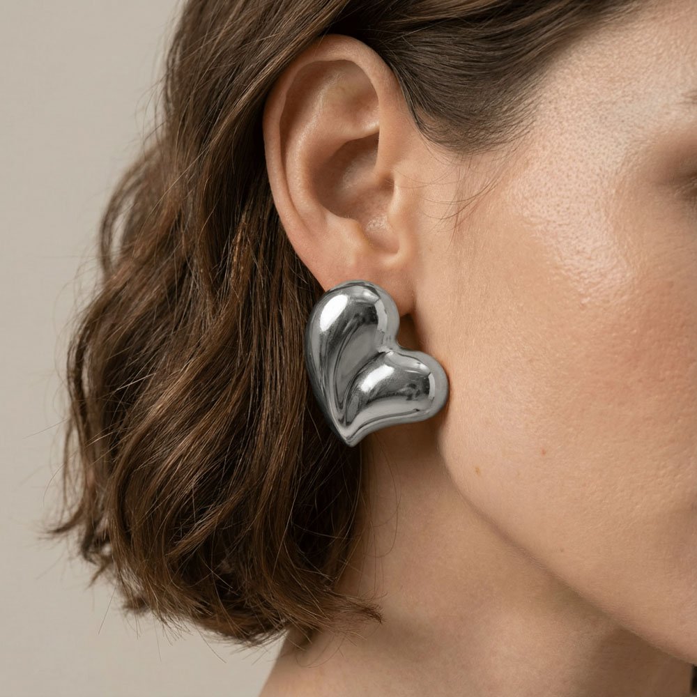 Coshe.gr -%wc_product_cat% Σκουλαρίκια Ασημένια Luvé Silver - Image 2