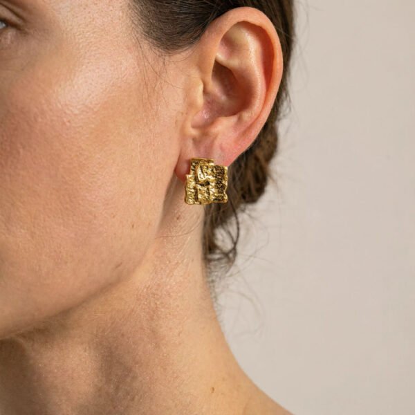 Alternative view of Σκουλαρίκια Xρυσά Slatation