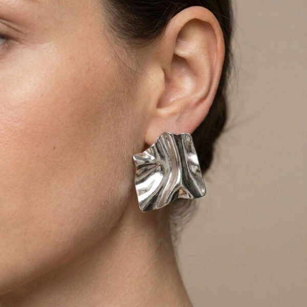 Alternative view of Σκουλαρίκια Ασημένια Veilly