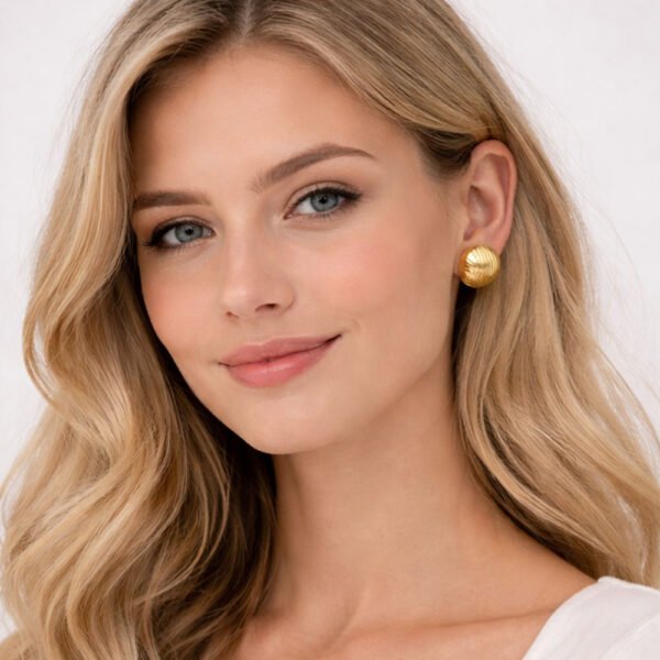 Alternative view of Σκουλαρίκια Χρυσά Birgit