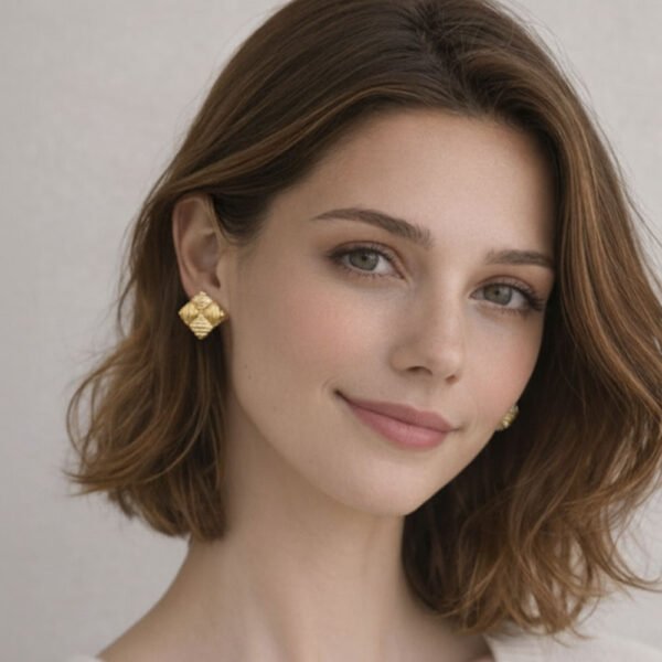 Alternative view of Σκουλαρίκια Χρυσά Sirena